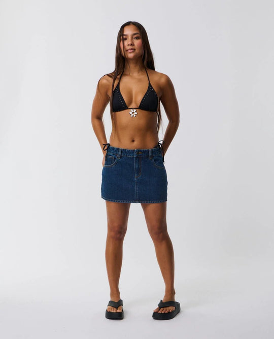 Archive Denim Mini Skirt