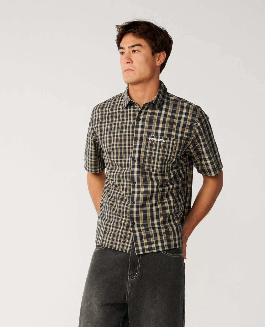 ARCHIVE MIX UP S/S SHIRT -Rip Curl07FMSH-DARK NAVY-XS