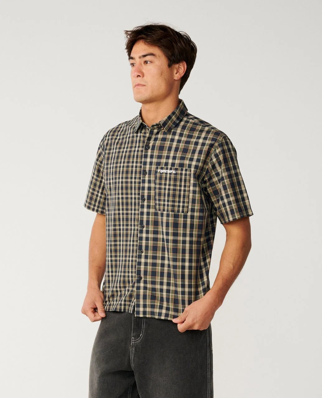 ARCHIVE MIX UP S/S SHIRT -Rip Curl07FMSH-DARK NAVY-XS