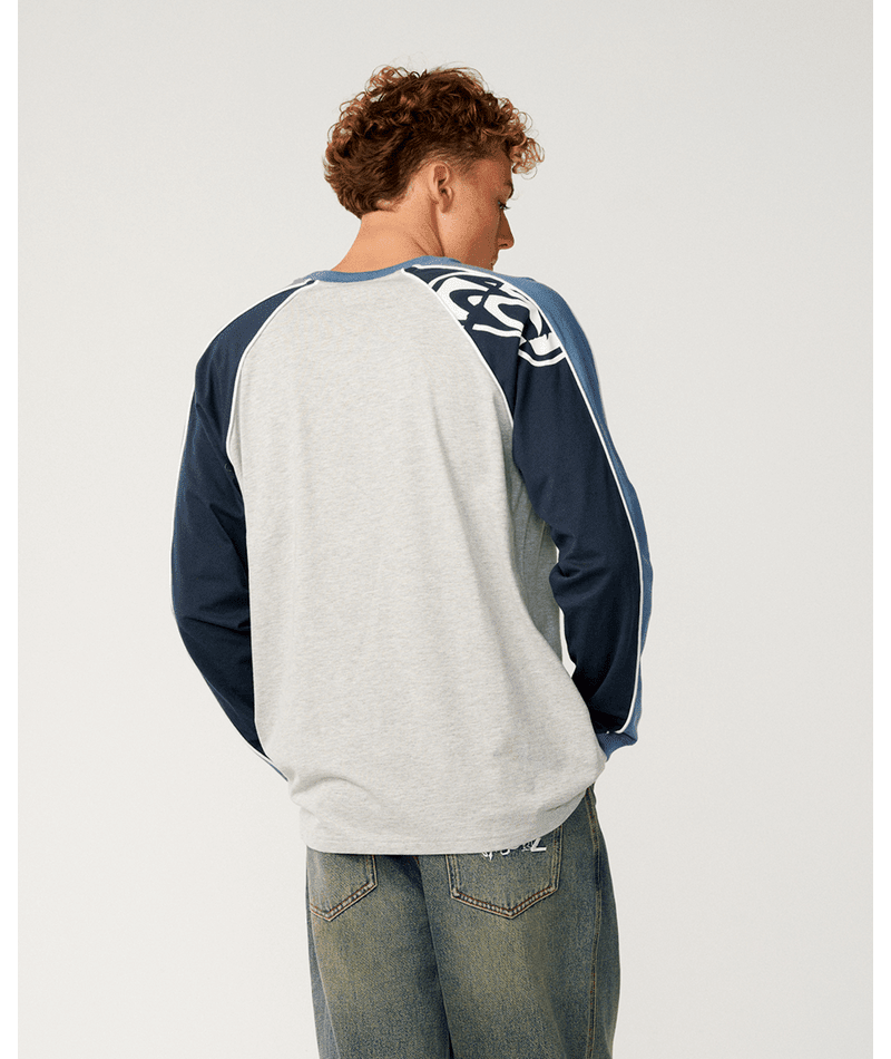 ARCHIVE SANDMAN PANEL LS TEE -Rip Curl13CMTE-GREY MARLE-S