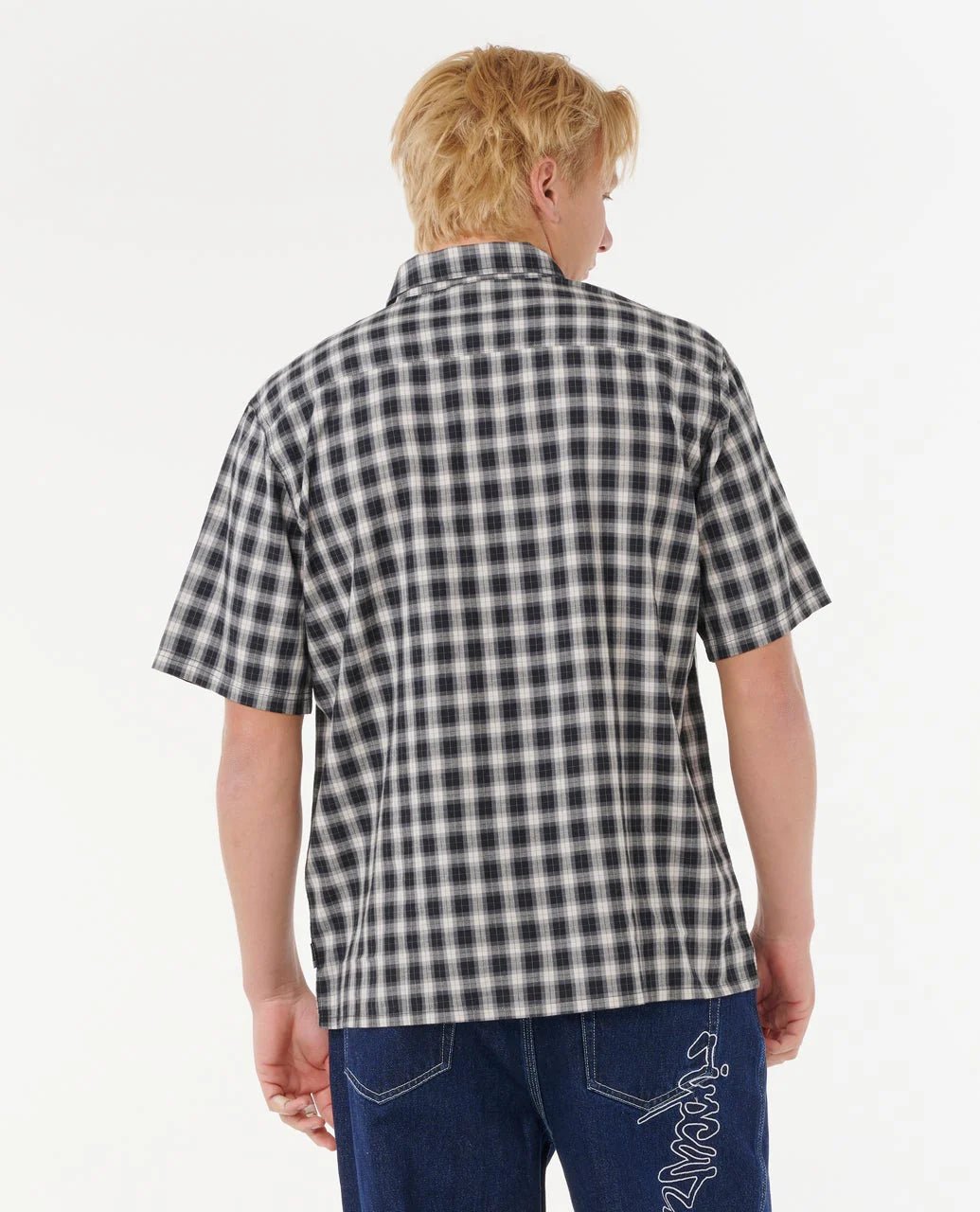 ARCHIVE SCRIPT PLAID S/S SHIRT - Rip Curl05VMSH-BLACK-M