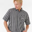 ARCHIVE SCRIPT PLAID S/S SHIRT - Rip Curl05VMSH-BLACK-M