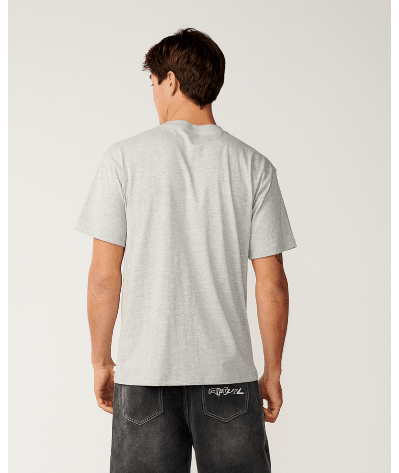 ARCHIVE STACK TEE -Rip Curl16DMTE-GREY MARLE-XS