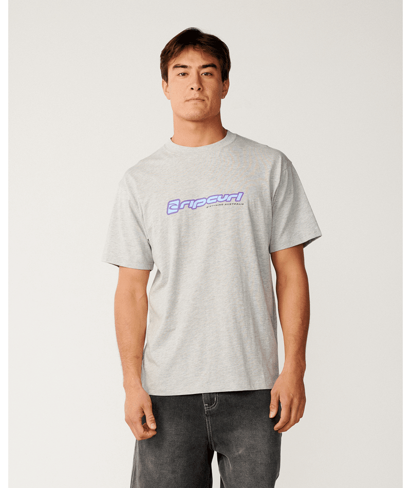 ARCHIVE STACK TEE -Rip Curl16DMTE-GREY MARLE-XS