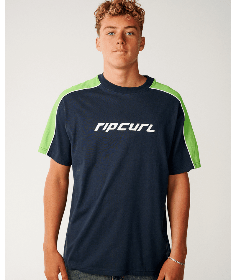 ARCHIVE UP TOP PANEL TEE -Rip Curl129MTE-DARK NAVY-XS