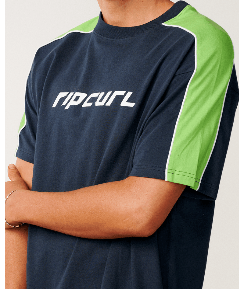 ARCHIVE UP TOP PANEL TEE -Rip Curl129MTE-DARK NAVY-XS