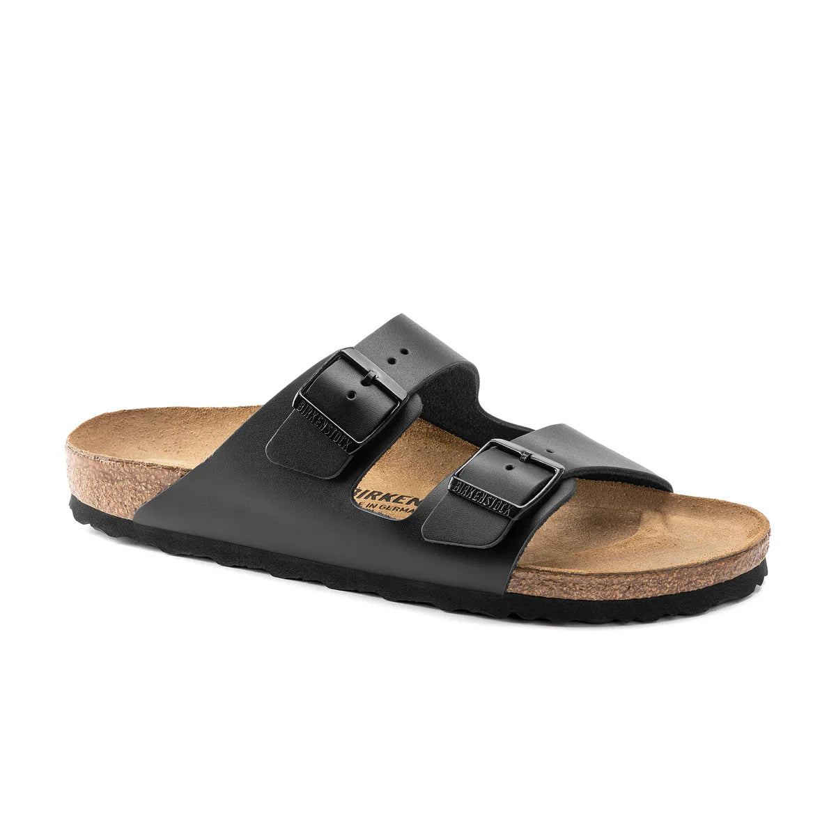 Arizona Black Smooth Leather Narrow