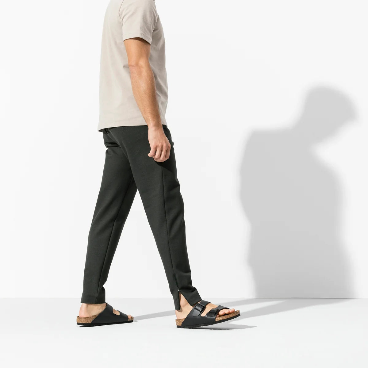 Arizona Black Smooth Leather Narrow