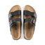 Arizona Black Smooth Leather Narrow