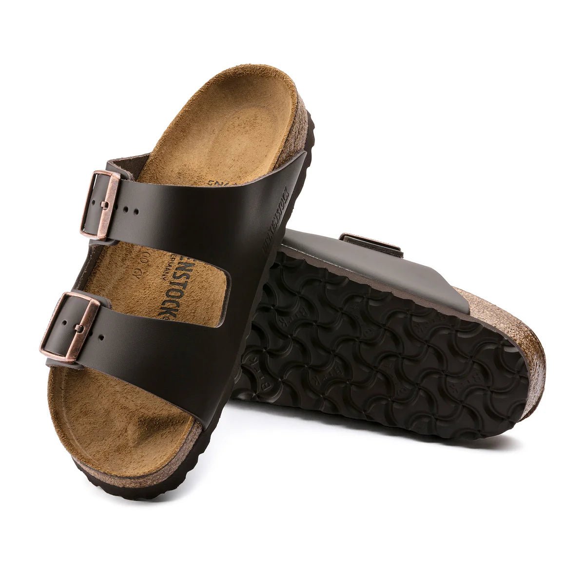 Arizona Dark Brown Smooth Leather Regular 39 - Birkenstock051101-39