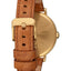 Arrow Leather Watch - Nixon3608700869988 - Gold/White/Saddle