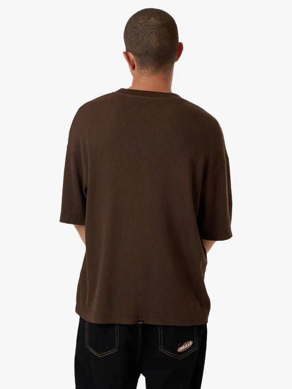 Arts & Industrial Box Fit Oversize Short Tee - Thrillsts24 - 117c - Postal Brown - L