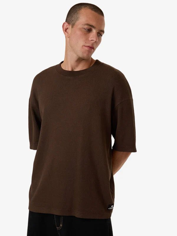 Arts & Industrial Box Fit Oversize Short Tee - Thrillsts24 - 117c - Postal Brown - L