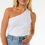 Asymmetrical Ribbed Tank - Rip Curl0BUWTE - 1000 - White - 2XS