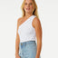 Asymmetrical Ribbed Tank - Rip Curl0BUWTE - 1000 - White - 2XS