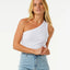 Asymmetrical Ribbed Tank - Rip Curl0BUWTE - 1000 - White - 2XS
