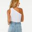 Asymmetrical Ribbed Tank - Rip Curl0BUWTE - 1000 - White - 2XS