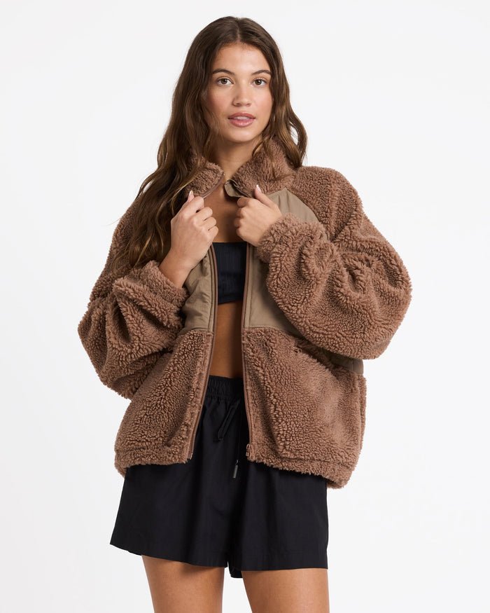 AT DUSK JACKET - Roxy26B151670-MOCHA-XS