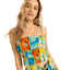 Atlas Palmy Daze Young Womens Top - RoxyERJWT03669 - XBYR - Atlas Atlas Print - L