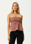 Austin - Recycled Top - AfendsW253108 - RED RUM - S