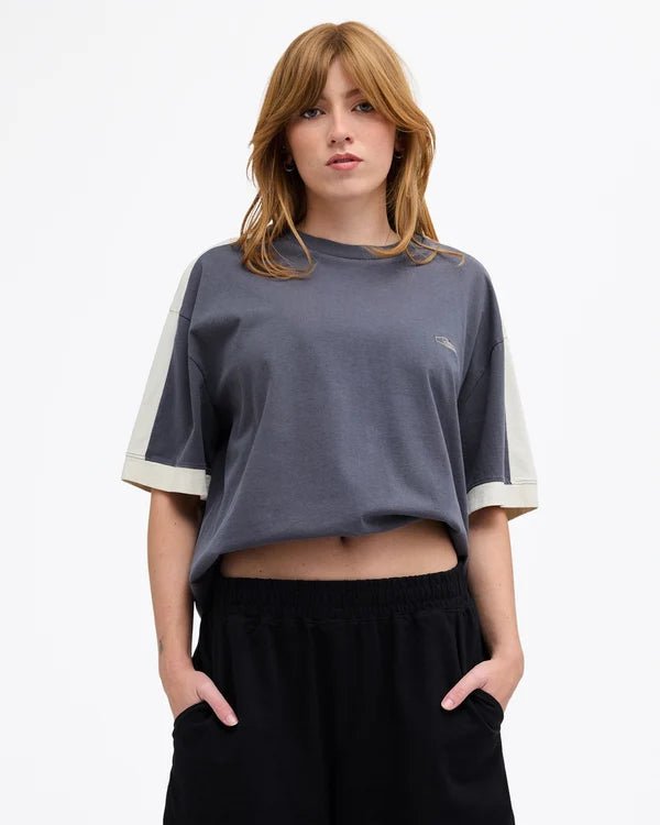 AV-2 KNIT TOP -QuiksilverUQYKT03303-ACID WASH/BONE WHITE-S