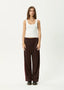 Avenue - Track Pant - AfendsW252402-COFFEE-S