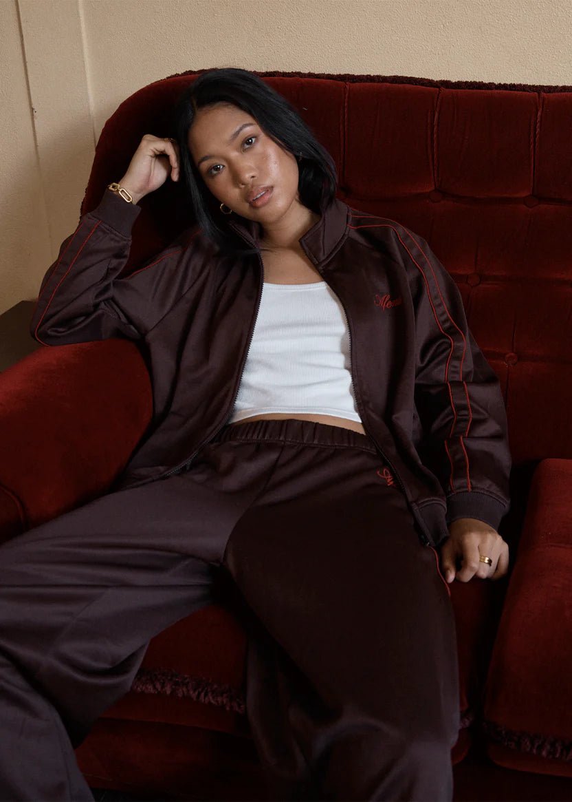 Avenue - Track Pant - AfendsW252402-COFFEE-S