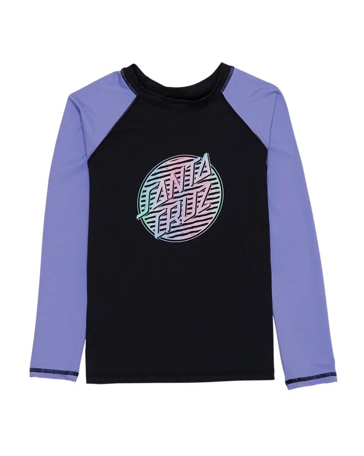 Awesome Dot Rash Vest - Santa CruzSG3221202 - Lavender/Black - 10