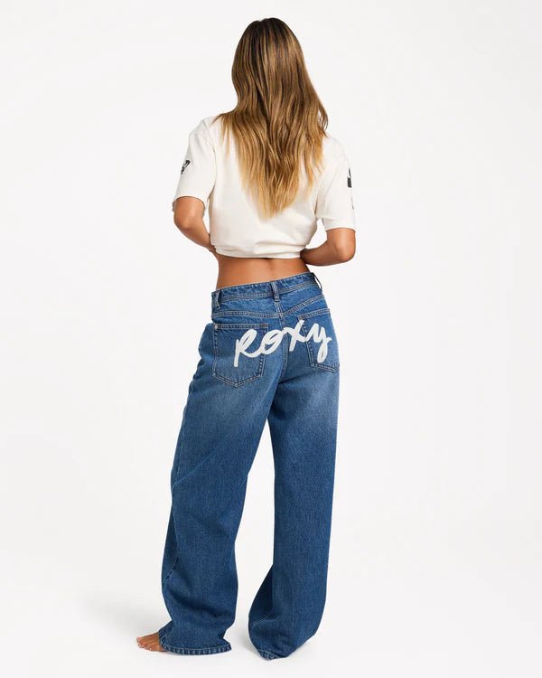 BACKSLIDER DENIM PANT - RoxyURJDP03010-BLUE-24