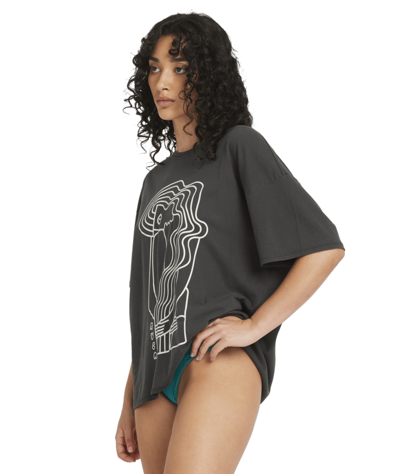 BAGGIE TEE II - RVCA23B354523 - WASHED BLACK - XS/6