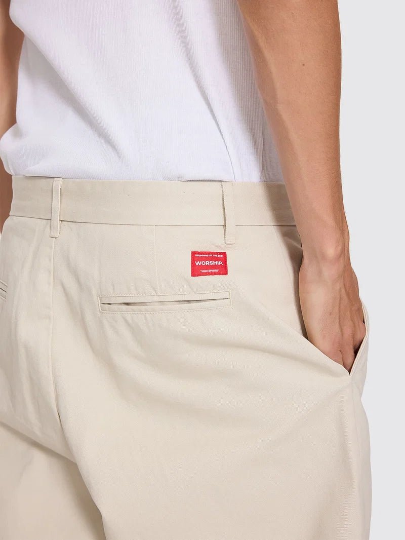 Baggy Core Work Short -WorshipPH26-306AF-Stone Kahki-28