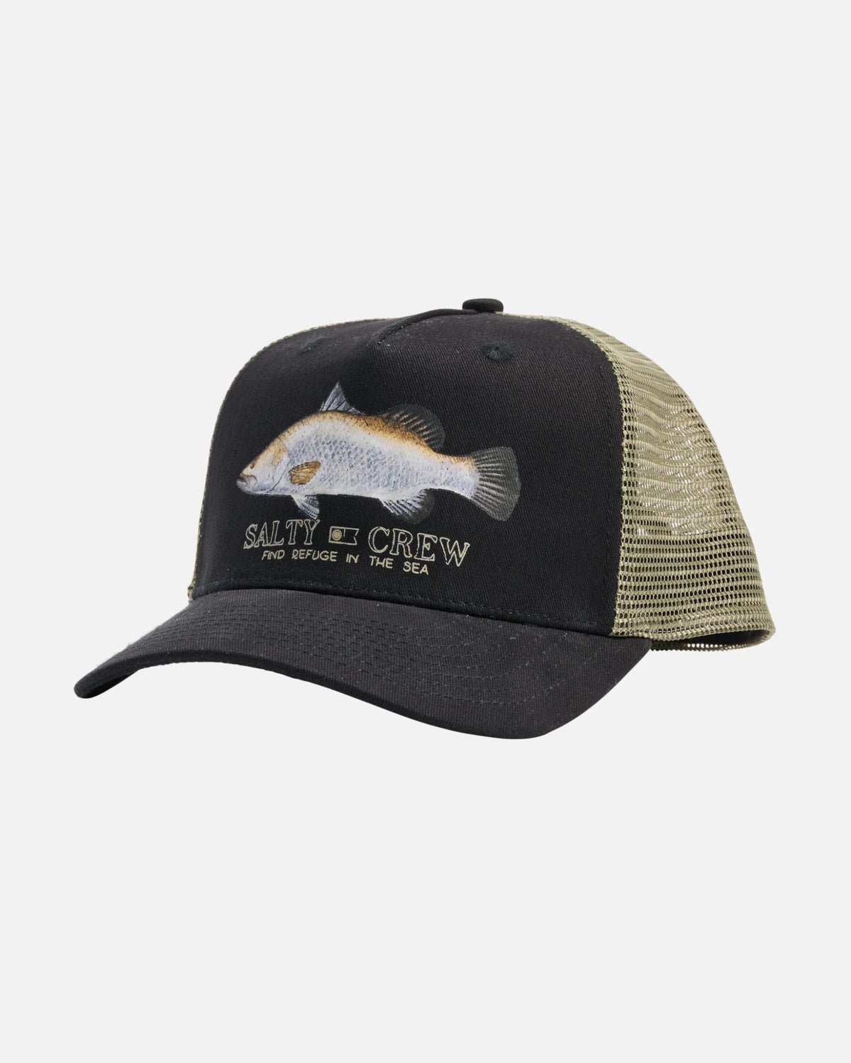 BARRA 5 PANEL TRUCKER -Salty CrewSCMA62000-BLACK-OSFA