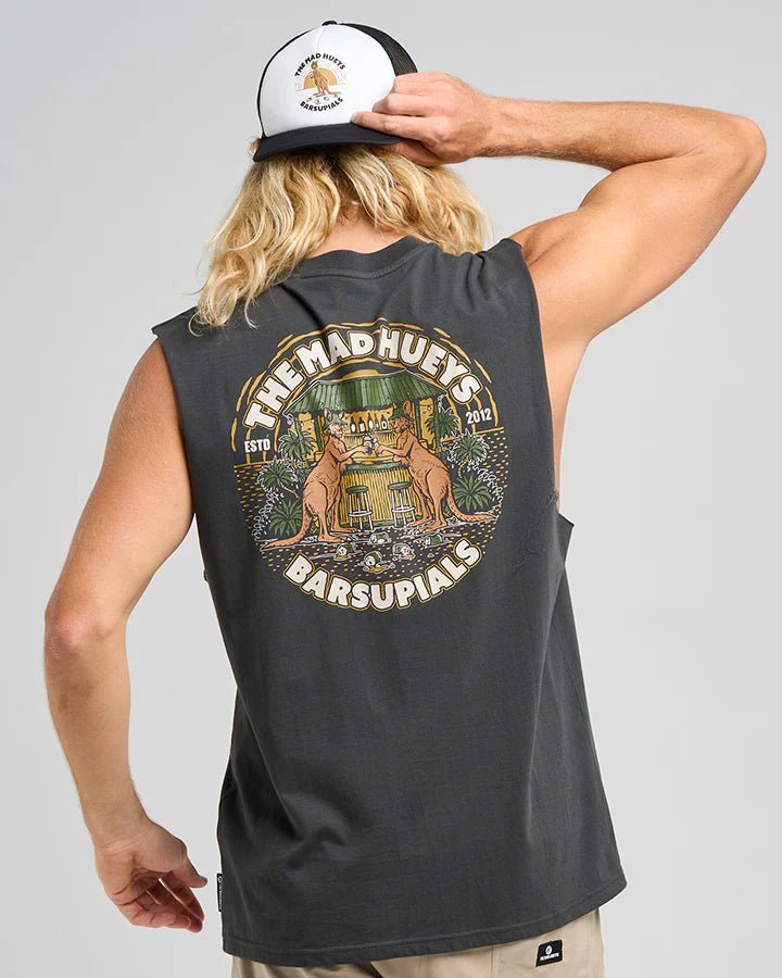 BARSUPIALS | MUSCLE - The Mad HueysH425M02008 - VINTAGE BLACK - S