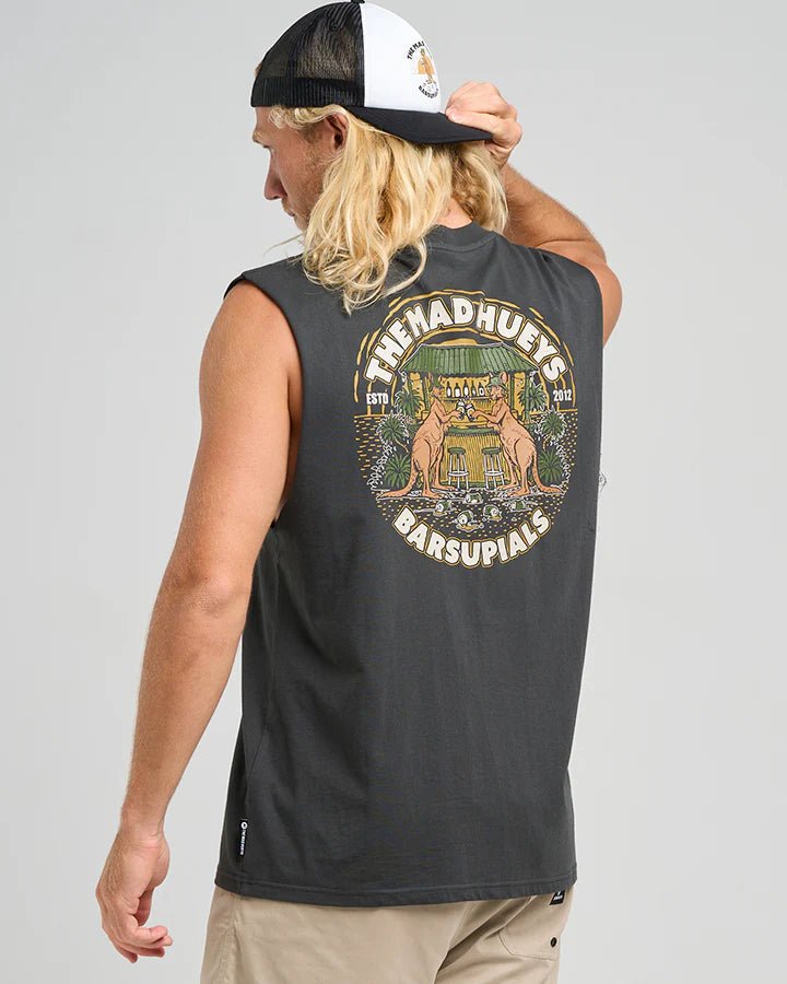 BARSUPIALS | MUSCLE - The Mad HueysH425M02008 - VINTAGE BLACK - S