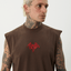 Bats - Recycled Sleeveless Tee - AfendsM253085 - COFFEE - S