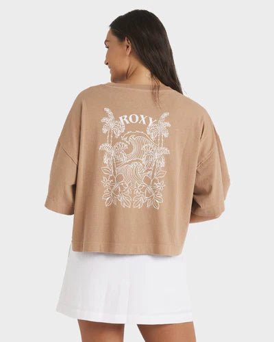 BE EASY TEE - Roxy26B353573 - WOOD - XS