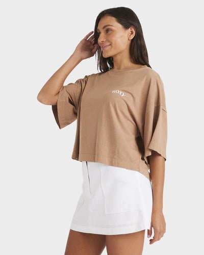 BE EASY TEE - Roxy26B353573 - WOOD - XS