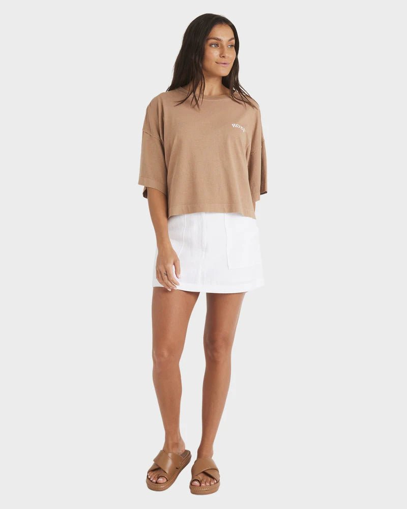 BE EASY TEE - Roxy26B353573 - WOOD - XS