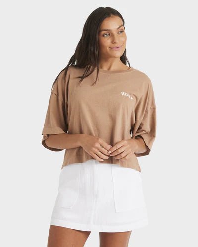 BE EASY TEE - Roxy26B353573 - WOOD - XS