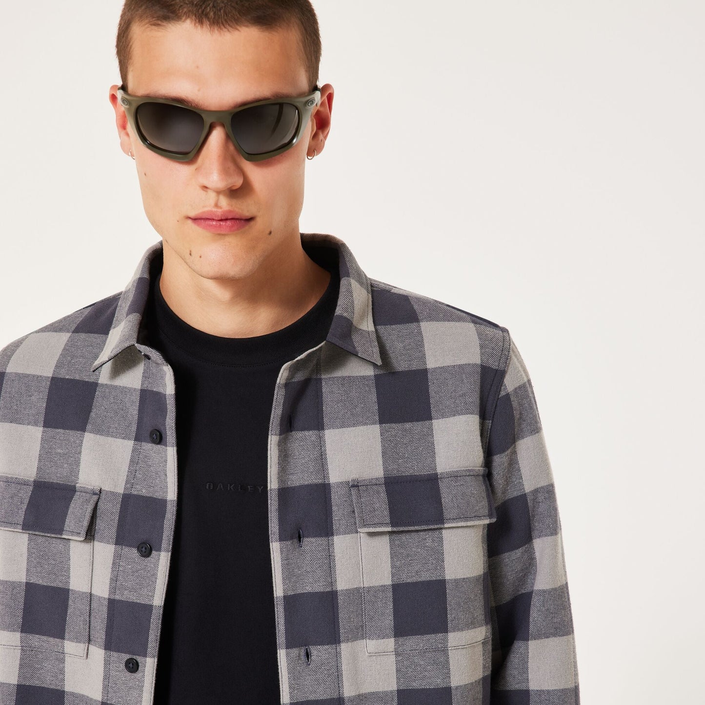 BEAR COZY FLANNEL - OakleyFOA402577-ROSEWOOD/BLACK-L