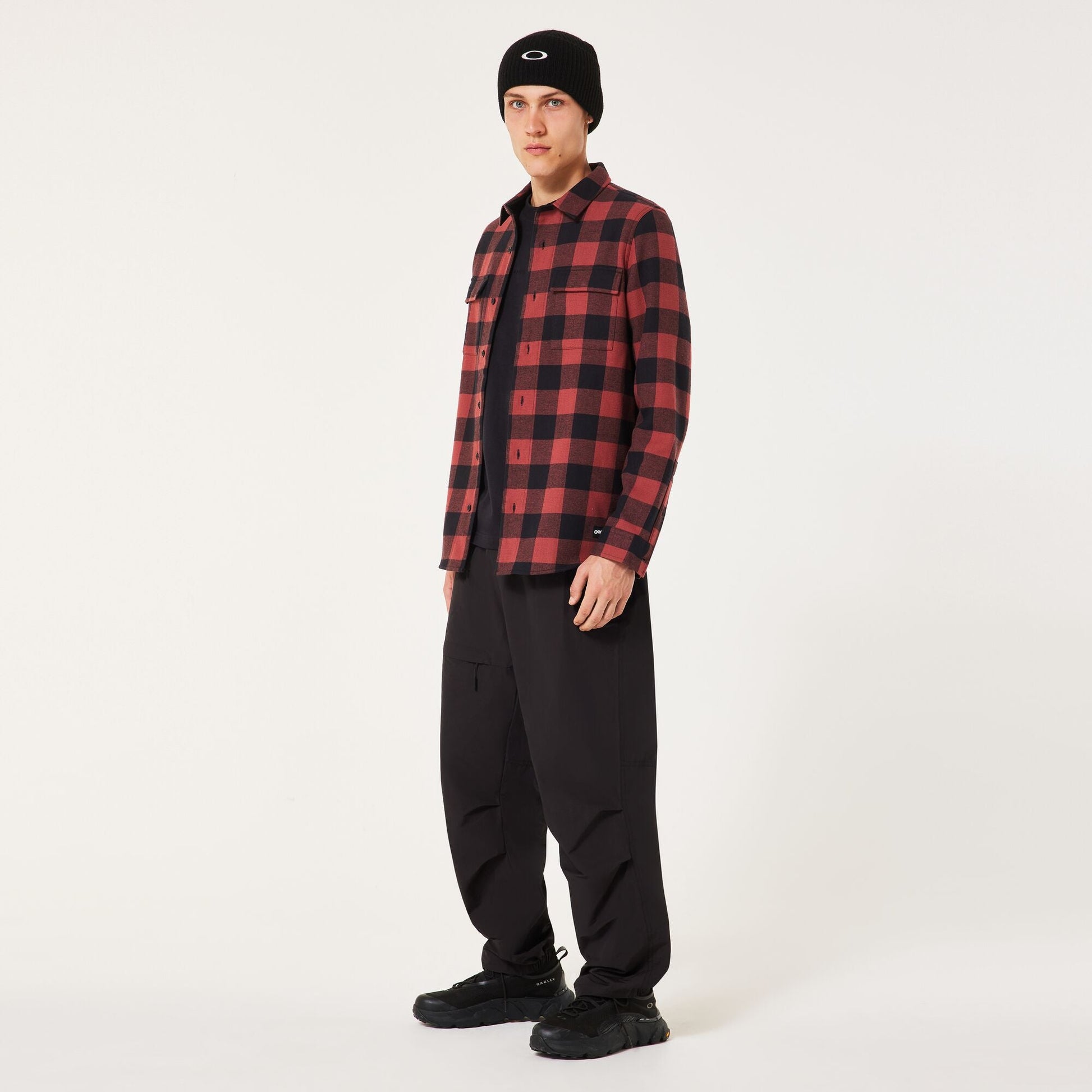 BEAR COZY FLANNEL - OakleyFOA402577-ROSEWOOD/BLACK-L