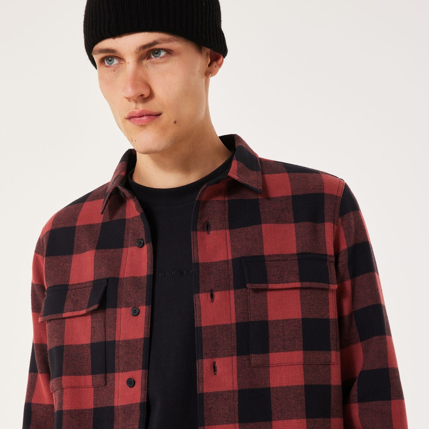 BEAR COZY FLANNEL - OakleyFOA402577-ROSEWOOD/BLACK-L