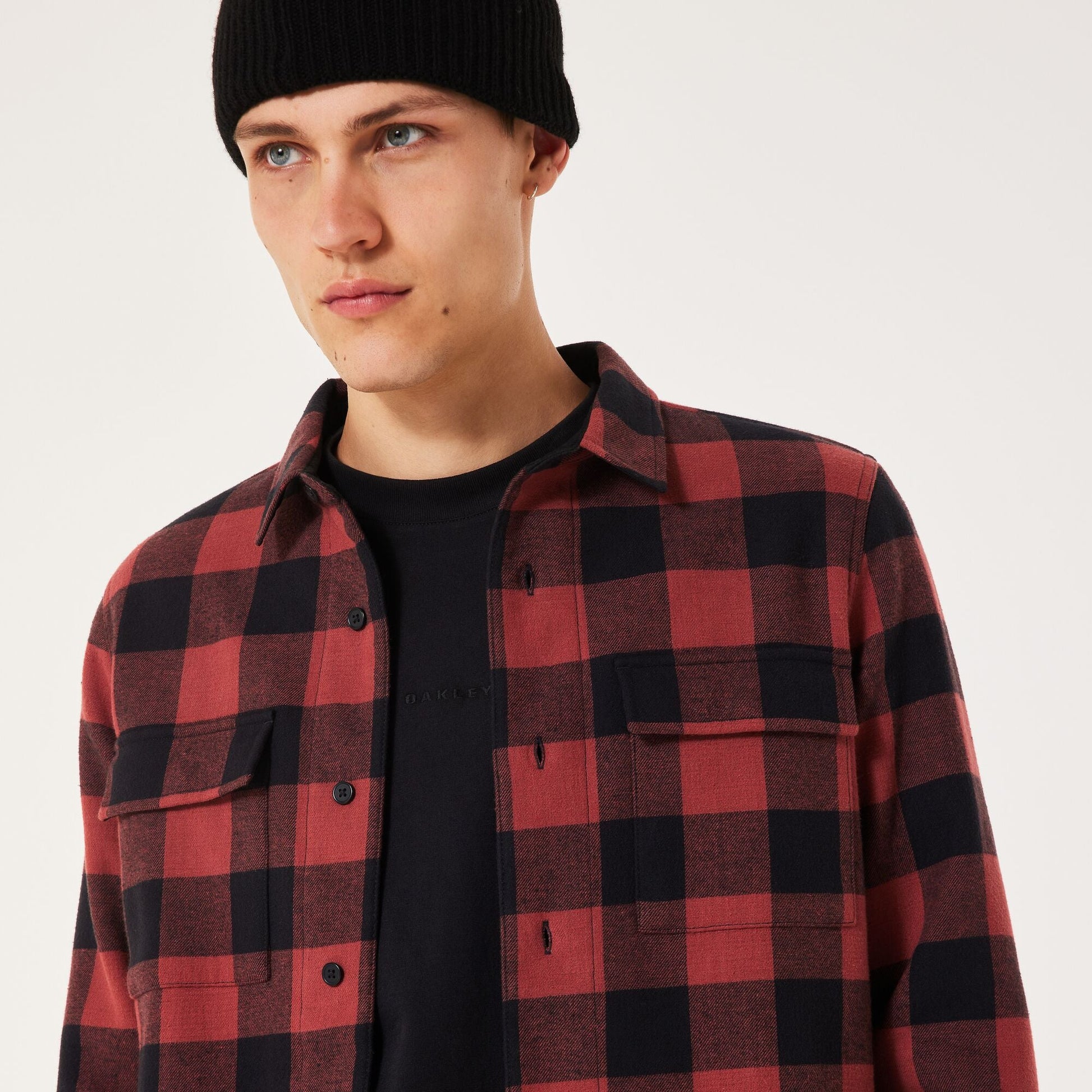 BEAR COZY FLANNEL - OakleyFOA402577-ROSEWOOD/BLACK-L