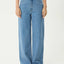 Bella - Denim Wide Leg Baggy Jean - AfendsW250459- Worn Blue-24