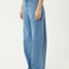 Bella - Denim Wide Leg Baggy Jean - AfendsW250459- Worn Blue-24