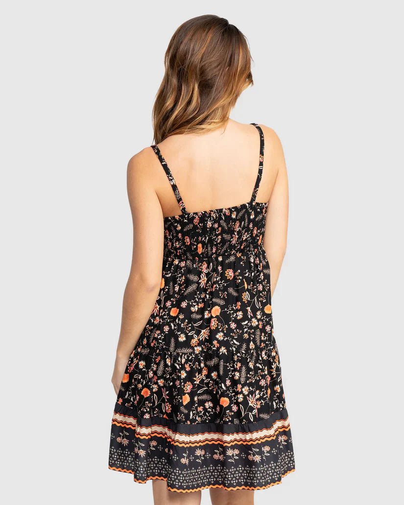 Bells Mini Dress - RoxyERJWD03853 - KVJ5 - Anthracite Kerala Border - L