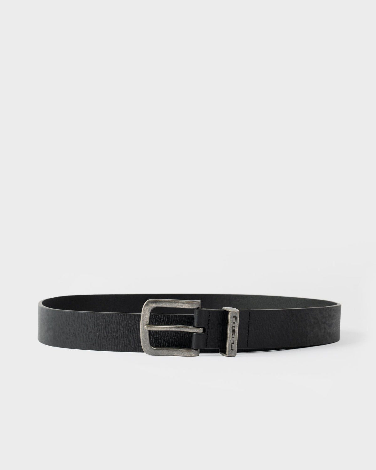 BENT LEATHER BELT -RustyBEM0558-BLACK-S