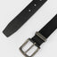 BENT LEATHER BELT -RustyBEM0558-BLACK-S