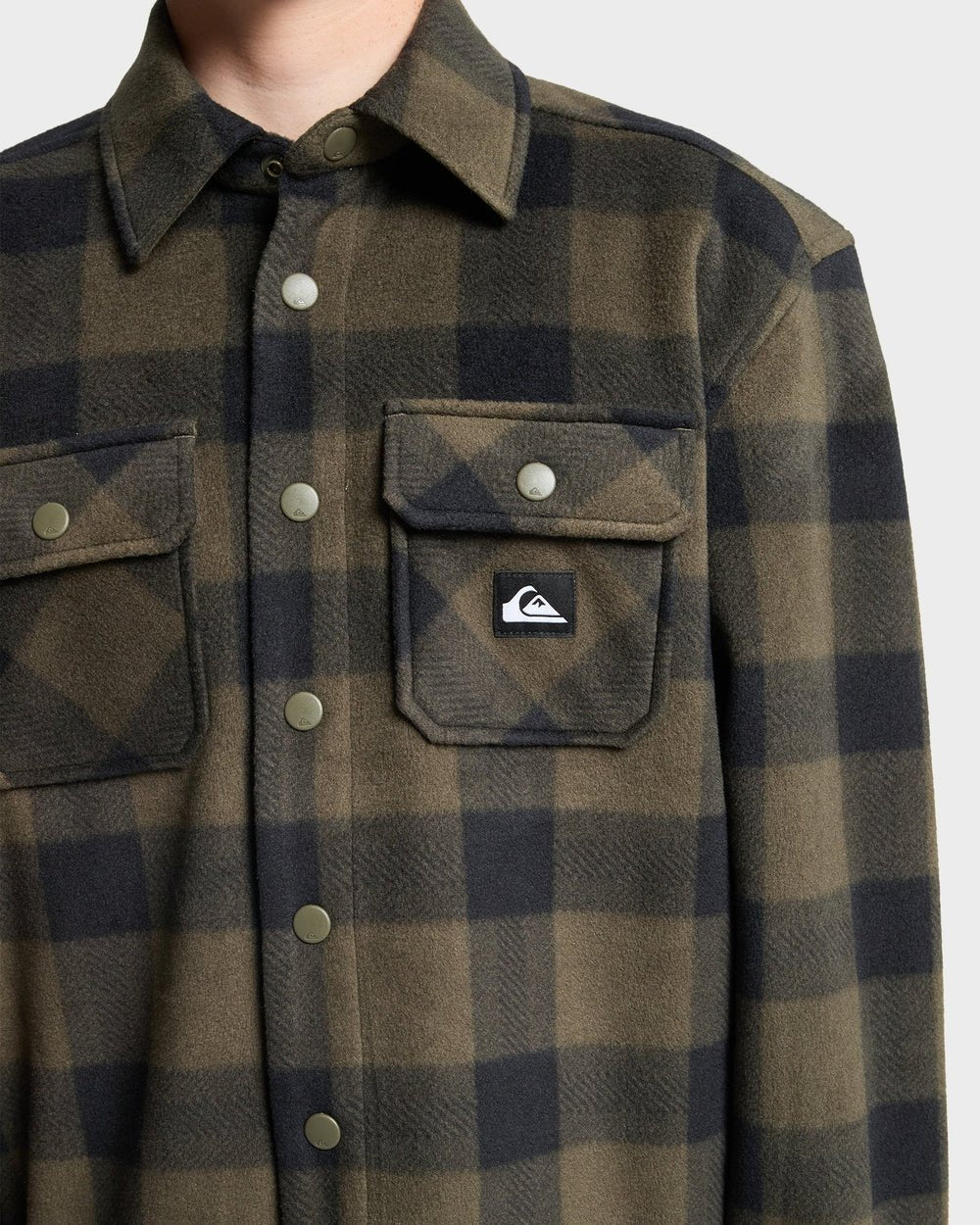 BERING STRAIT CHECK SHIRT YTH - QuiksilverEQBPF03023-BERING STRAIT GRAPE LEAF-XS/8