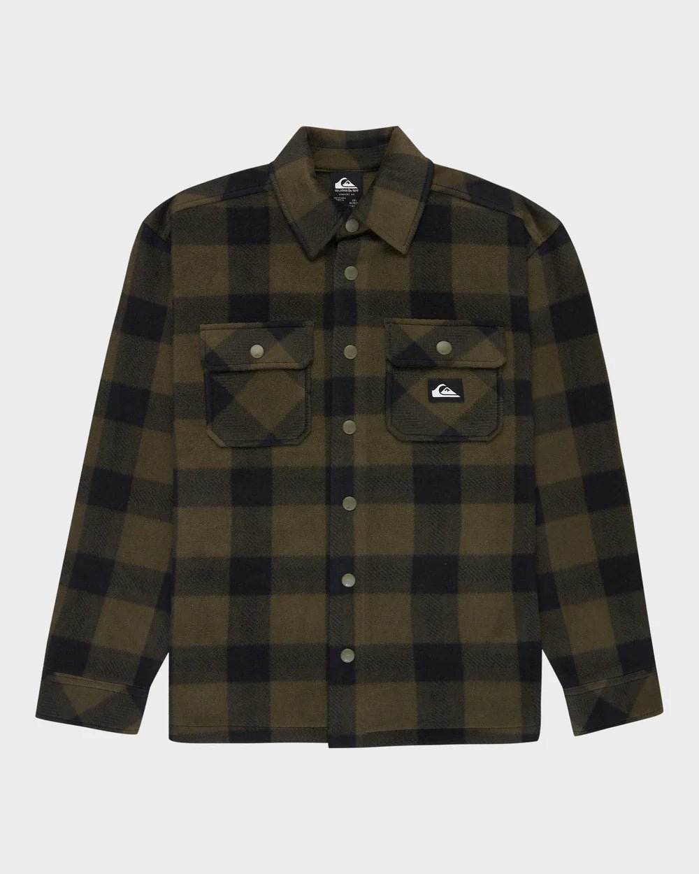 BERING STRAIT CHECK SHIRT YTH - QuiksilverEQBPF03023-BERING STRAIT GRAPE LEAF-XS/8